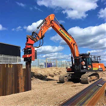 Pile Driver Excavator